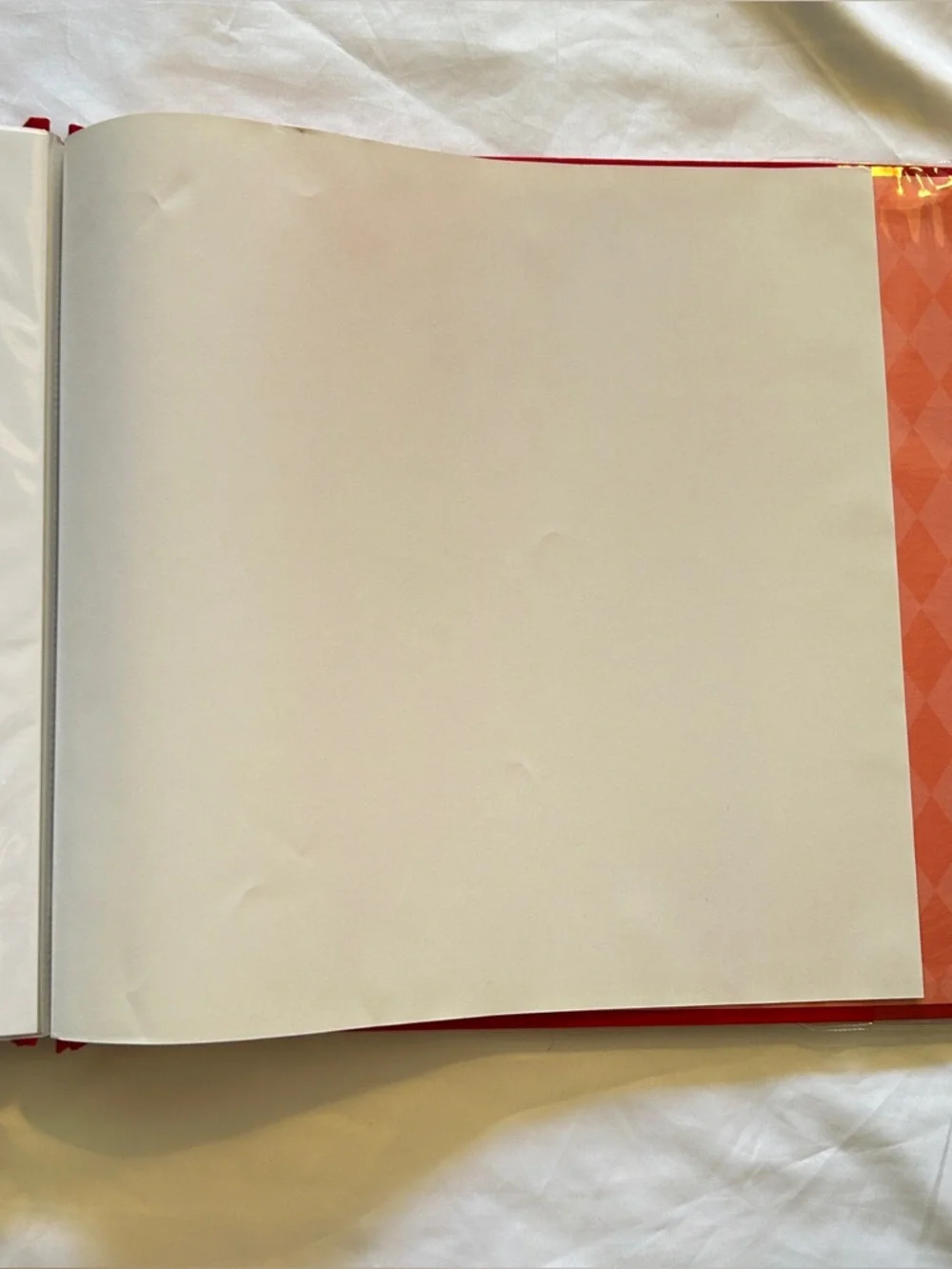 12 x 12 Deluxe Top Loading Red Scrapbook by Pioneer NEW